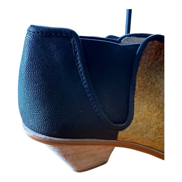 Anthropologie Matt Bernson Marlow  Distressed Leather Heeled Booties Size 9.5 - Picture 6 of 11